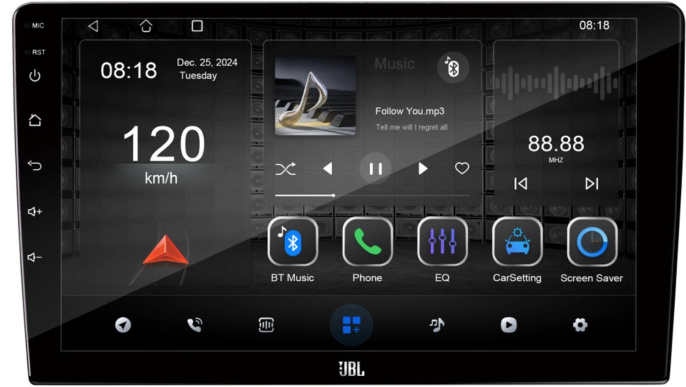 Автомагнитола JBL ORIGINA9 2DIN 4x50Вт Android 10 9" WiFi JBLORIGINA9BLK