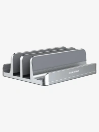 Вертикальная подставка CABLETIME CS14S (CT-VLP02-AS) для ноутбука, серебристый