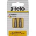 Бита Плоская шлицевая 5,5X1X25, 2шт Felo 02052036