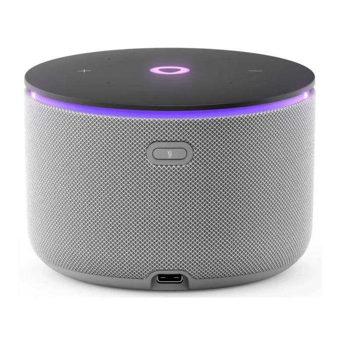 Умная колонка ЯНДЕКС Станция Мини 3 Про, 18Вт, с Алисой, серый Zigbee [yndx-00059gry]