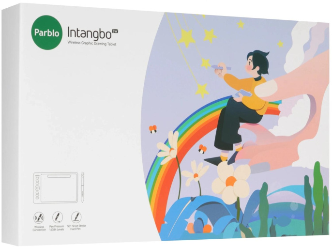 Графический планшет Parblo Intangbo SW USB Type-C фиолетовый 28632187