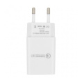 Cablexpert Адаптер питания, Qualcomm QC 3.0 , 100/220V - 1 USB порт 5/9/12V, белый MP3A-PC-16
