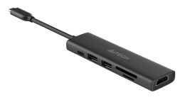 Хаб (разветвитель) A4TECH DST-60C, серый