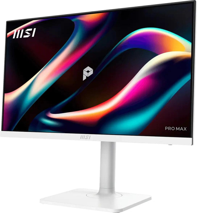 Монитор MSI 27" Pro MAX 271QPHW E14 белый IPS LED 4ms 16:9 HDMI M/M матовая HAS Piv 1500:1 300cd 178гр/178гр 2560x1440 144Hz DP Quad 2K 1440p USB 5.85кг (9S6-3PF54H-021)