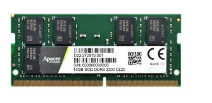 Оперативная память Apacer DDR4 4GB 2666MHz SO-DIMM PC4-21300 CL19 1.2V Retail 512x8 3 years AS04GGB26CQTBGH/ES.04G2V.KNH