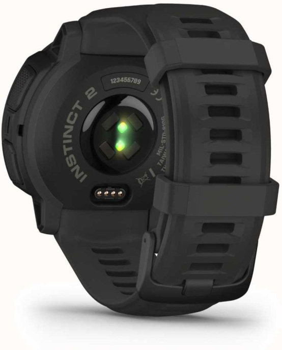 Смарт-часы Garmin Instinct 2 45мм 0.9" LCD корп.темно-серый рем.темно-серый разм.брасл.:22мм 010-02626-00