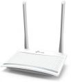 Wi-Fi роутер TP-LINK TL-WR820N V2,  Wi-Fi 4,  N300,  2.4ГГц, 2 LAN,  белый