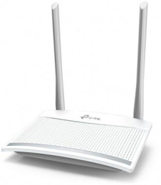 Wi-Fi роутер TP-LINK TL-WR820N V2,  Wi-Fi 4,  N300,  2.4ГГц, 2 LAN,  белый