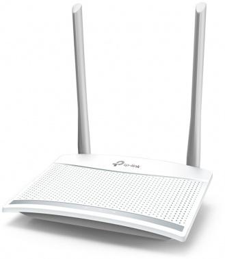 Wi-Fi роутер TP-LINK TL-WR820N V2,  Wi-Fi 4,  N300,  2.4ГГц, 2 LAN,  белый