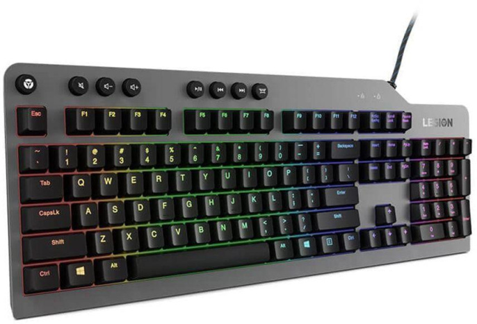 Клавиатура Lenovo Legion K500 RGB, USB, механическая, черный [gy40t26479]