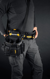 Сумка для инструментов Kraftool KPB-23 23карм. черный/желтый 38766