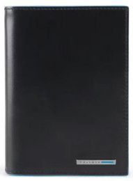Обложка для документов Piquadro Blue Square PP5246B2R/N черный кожа натуральная