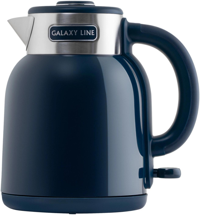 Чайник электрический GALAXY LINE GL 0363, 1.5л, нержавеющая сталь/пластик