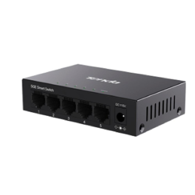 TENDA TEG2205D Коммутатор облачный управляемый, 5x1 Гбит/с, металлический корпус