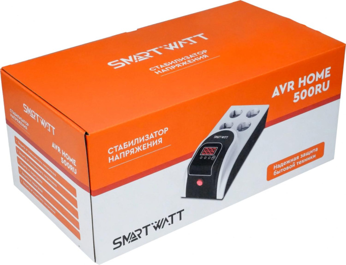 Стабилизатор напряжения SMARTWATT AVR Home 500RU белый [4512020110002]