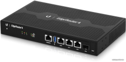 Коммутатор Ubiquiti EdgeRouter4-Port ER-4 4 ядра (1 ГГц), 3х 1G RJ45, 1х SFP, (020657)