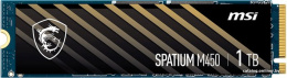 SSD жесткий диск PCIE 4.0 NVME M.2 1TB SPATIUM M450 1TB MSI S78-440L980-P83