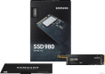 Накопитель SSD SAMSUNG 500Gb 980 M.2 2280, PCI-E Gen3 x4, NVMe, R/W 3100/2600MB/s, 300TBW MZ-V8V500BW