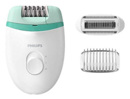 Эпилятор Philips BRE245/00 скор.:2 насад.:2 от электр.сети белый/мятный