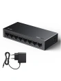 Коммутатор сетевой UGREEN CM834 (35499EU) 8-Port Gigabit Ethernet Switch PC+ABS Housing EU. Цвет: серый