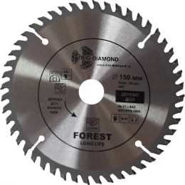 Диск пильный TRIO-DIAMOND 150x20/16x48Т Forest Long Life FLL842