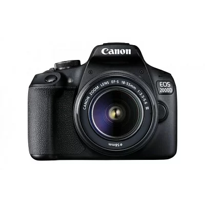 Фотоаппарат зеркальный Canon EOS 2000D 2728C002 черный 24.1Mpix 18-55mm f/3.5-5.6 III 3" 1080p Full HD SDXC Li-ion (с объективом)