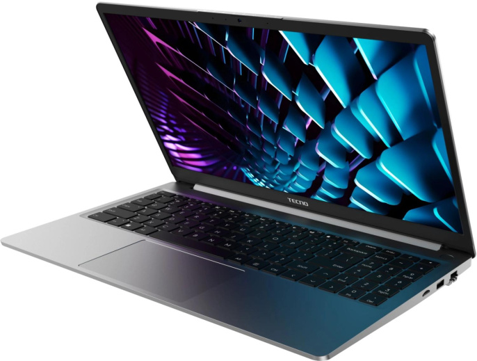 Ноутбук 15.6" IPS FHD TECNO MegaBook K15SDA серый (AMD Ryzen 5 7430U/8Gb/512Gb SSD/VGA int/W11) (71005000619)