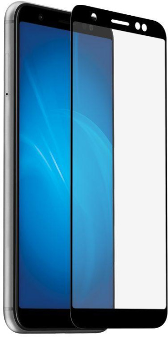 Защитное стекло для экрана DF iColor-17 для Apple iPhone XR/11 3D, 1 шт, с аппликатором для разглаживания, черный [df icolor-17 (black)]