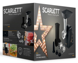 Мясорубка Scarlett Золотая коллекция SC-MG45M30 1800Вт черный