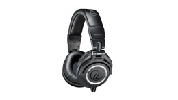 Наушники AUDIO-TECHNICA ATH-M50X, 3.5 мм, мониторные, черный [15117007]