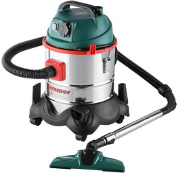 Строительный пылесос Hammer Flex PIL20A 1400Вт уборка: сухая/влажная зеленый