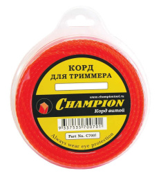 Леска для садовых триммеров CHAMPION C7001,  1.6мм, 15м