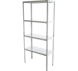 Стеллаж Практик MS Standart 160KD/70x30/4 пол.:4 разборная 1600x700x300мм серый S24099023402