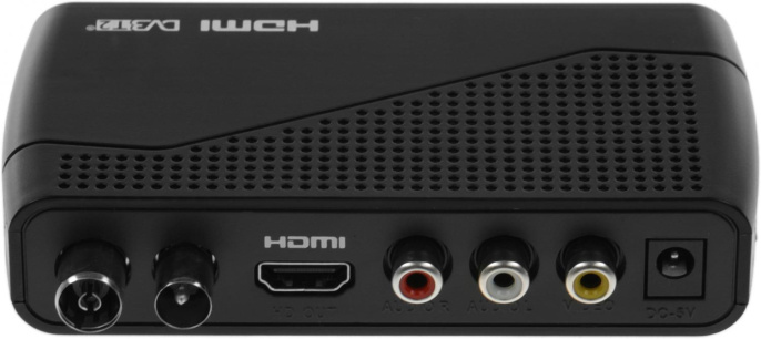 Ресивер DVB-T2 BBK SMP028HDT2,  черный