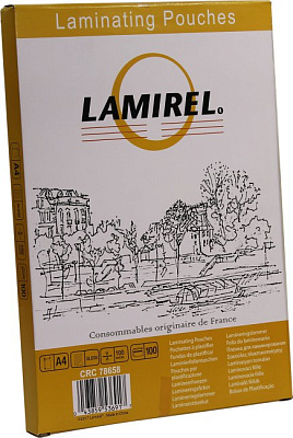 Lamirel 78658 пакеты для ламинирования (A4 100мкм уп. 100 шт)