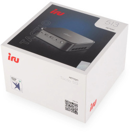 Неттоп IRU Tactio 513 i5 1235U 1.3 16Gb SSD512Gb Iris Xe без ОС GbitEth WiFi BT 120W серый RUS 2189397