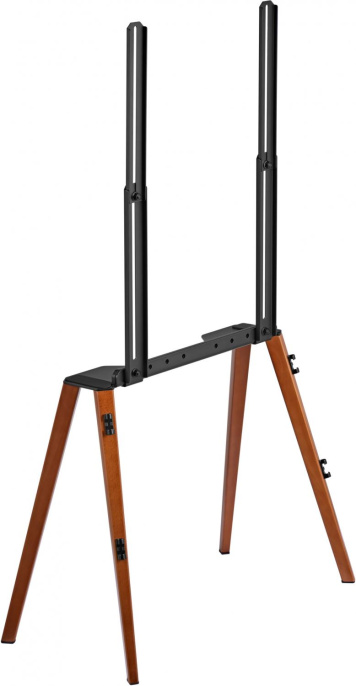 Подставка для телевизора Cactus CS-ST3644BKWN, 43-65", напольный, черный/орех