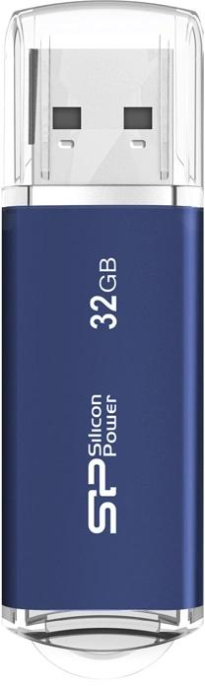 Флеш Диск Silicon Power 32GB Ultima II-I Series SP032GBUF2M01V1B USB2.0 синий