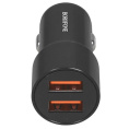 BOROFONE BZ19B/ Авто ЗУ/ QC 3.0/ 2 USB/ Выход: 36W/ черный