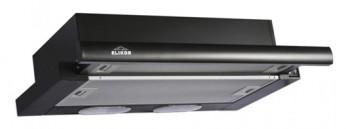 Вытяжка встраиваемая Elikor Интегра 60П-400-В2Л черный управление: кнопочное 1 мотор 841332