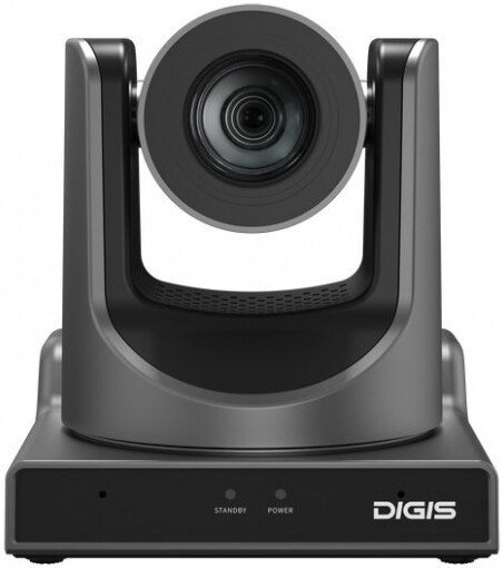 Видеокамера Digis DSM-F3060B-A PTZ, 1080p 60 fps, CMOS Panasonic 1/2.8", 2.07 МП, оптическое увеличение: 30х, цифровое увеличение: 16х, фокусное расстояние: f 4.42 - 132.6 мм, F1.8 - F2.8, 0.5 люкс при F1.8, AGC включен , Line In 3.5мм, USB-A 3.0, HDMI