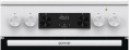 Электрическая плита Gorenje GECS5C70WA,  стеклокерамика,  инфракрасная,  без крышки,  белый/черный
