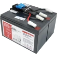 Сменный батарейный картридж для ИБП МНОГОТОКА RBС48 Professional - APC: 24 В, 7,2 Ач, 5,46 кг RBC48 Professional