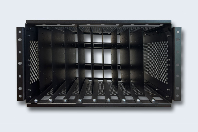 Рама-адаптер 19", для удлинителей/переключателей/контент-плееров TNTV, 6U [TNTV RACK-2]