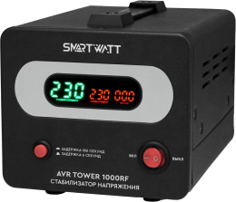 Стабилизатор напряжения SMARTWATT AVR Tower 1000RF черный [4512020370002]