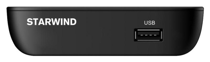 Ресивер DVB-T2 STARWIND CT-160,  черный