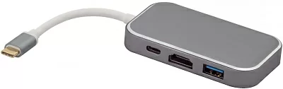 Greenconnect Адаптер-переходник Type C на HDMI+ USB3.0-разветвитель на 3 пота