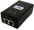 Блок питания Ubiquiti POE-24-24W-G Ubiquiti блок питания 24В, 1А, Passive PoE, стандарт передачи данных Gigabit Ethernet, (758050) (023538)