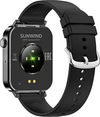 Смарт-часы SunWind SW40 1.69" TFT корп.черный рем.черный (SW40B)
