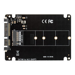 Переходник ExeGate EXE-527 (M.2 B key -> 2.5" SATA, для установки SSD M.2 в отсек 2.5") EX283708RUS